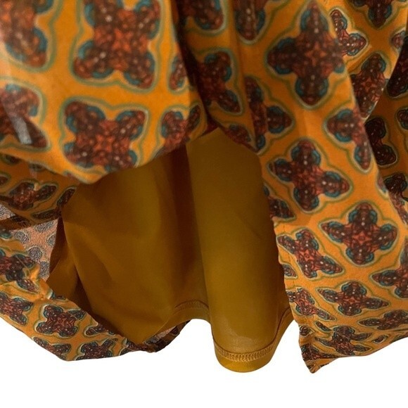 Umgee Junior Boho Batwing Sleeve Festival Mini Lined Dress w/Pockets Size Large - Picture 8 of 11